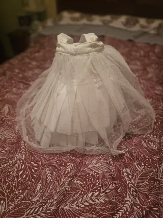 Cancán para falda de fallera. En blanco 2-3