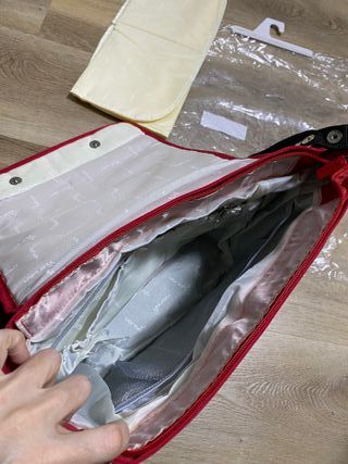 Bolso y sombrilla rojos Interbaby nuevos