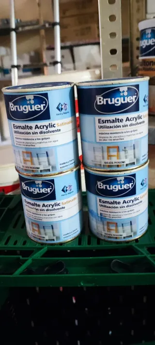 Esmalte Acrílico Bruguer Azul Real 0.375L