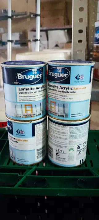 Esmalte Acrílico Bruguer Azul Real 0.375L