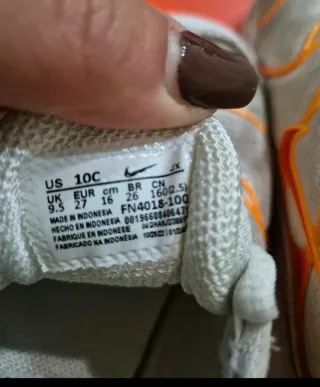 Nike Air Max Plus Bambini Arancioni Bianche