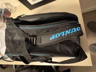 Paletero Dunlop Negro y Azul