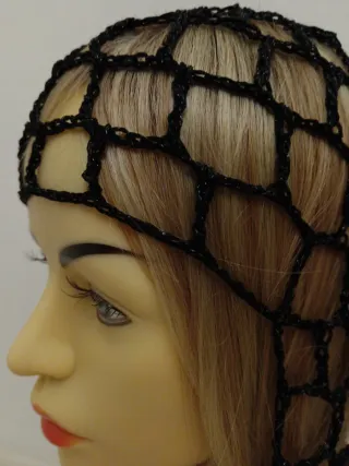 Balaclava Rete Nero Lurex