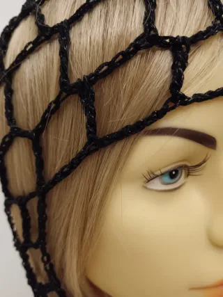 Balaclava Rete Nero Lurex