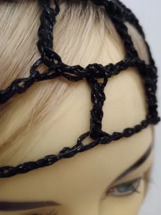 Balaclava Rete Nero Lurex