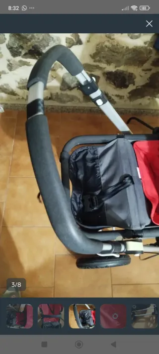 Silla y capazo Bugaboo