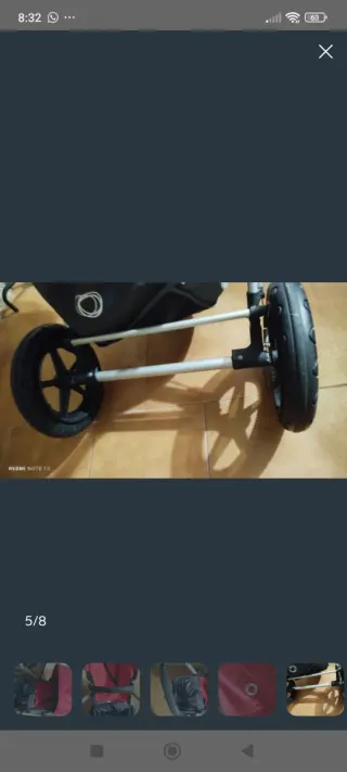 Silla y capazo Bugaboo