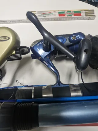 Lote 4 cañas de pescar