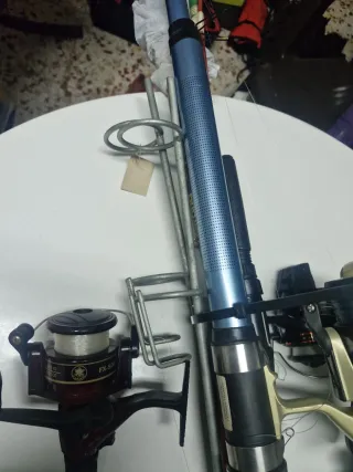 Lote 4 cañas de pescar