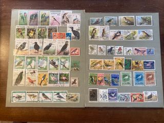 Lotto francobolli uccelli vari Paesi