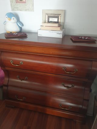 Cómoda de madera maciza alta calidad
