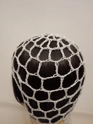 Balaclava Rete Argento lurex