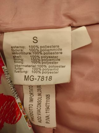 Giubbino donna con ricami floreali tg.S