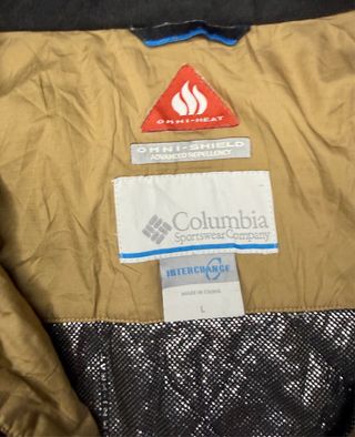 Chaqueta Columbia Beige Térmica