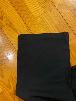 Pantalón ancho negro de vestir