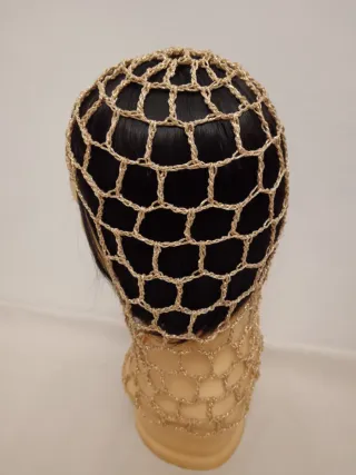 Balaclava dorata lurex