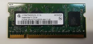 Ram 512MB DDR2 2Rx16 PC2-4200S-444-11-A0  iNfineon