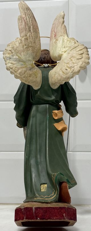 ANTIGUO ARCÁNGEL SAN RAFAEL ARTES DECORATIVAS OLOT