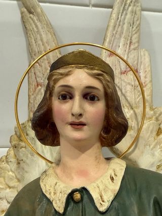 ANTIGUO ARCÁNGEL SAN RAFAEL ARTES DECORATIVAS OLOT