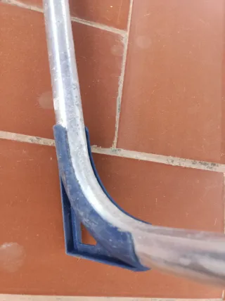 Tumbona plegable azul