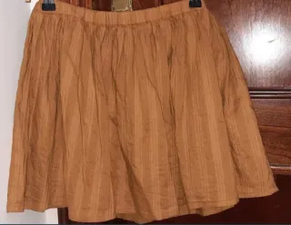 Falda Zara niña marrón Talla 13-14