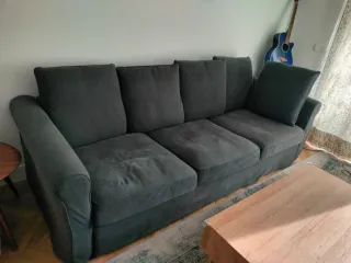 Sofá 3 plazas Ikea Gronlid gris oscuro