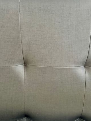 Cabecero Acolchado Gris Capitoné