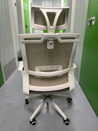 Silla de oficina ergonómica SKLUM Beige/Blanco