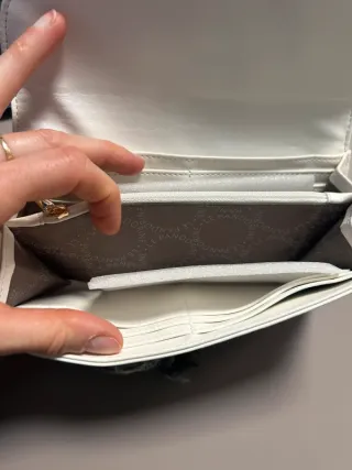 Billetera Le Pandorine floreale con frase