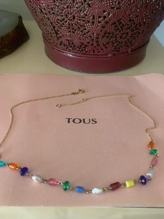 Collar y pulsera Tous multicolor plata vermail