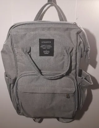 Zaino mamma Lequeen grigio
