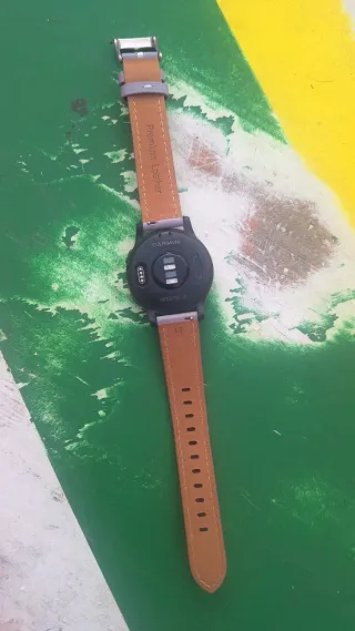 Correa de cuero suave para Garmin