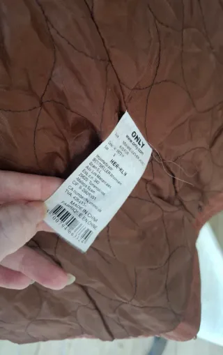 Chaqueta vintage piel genuina camel