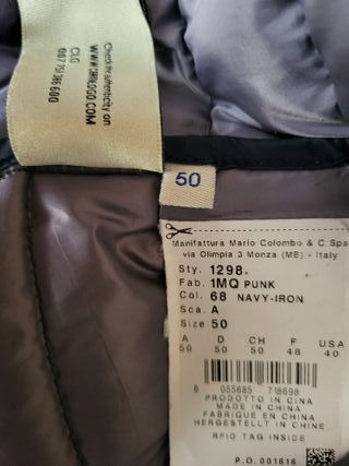 Colmar Piumino Leggero 1298 Taglia 50