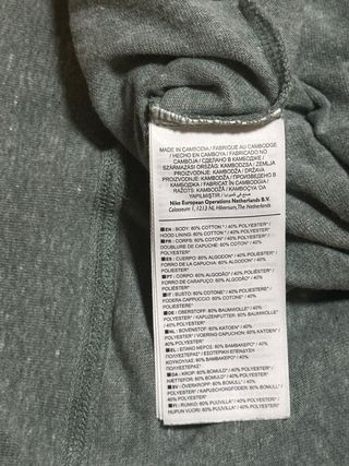 Sudadera Nike Gris con Capucha