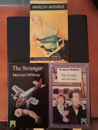 3 Libros de bolsillo en ingles