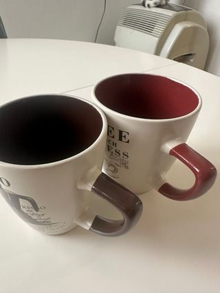 Set 2 Tazze Cappuccino Ceramica