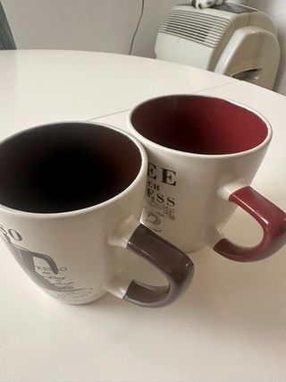 Set 2 Tazze Cappuccino Ceramica