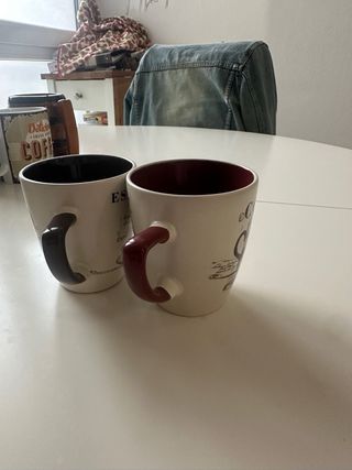 Set 2 Tazze Cappuccino Ceramica