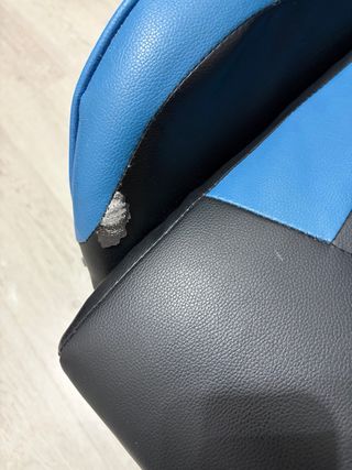 Silla Gaming Ordenador Negra y Azul