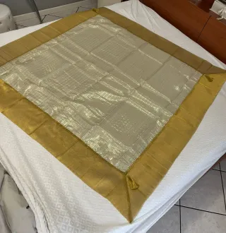 Copritavolo S&G HOME a righe oro