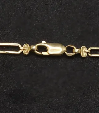 Cadena Figaro Oro 18k Unica