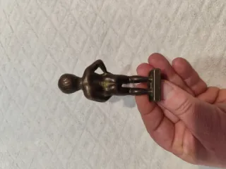 Cavatappi vintage putto bronzo