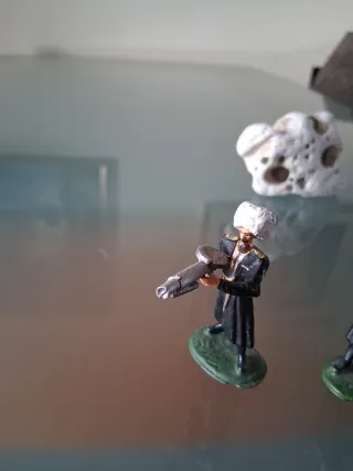 Diorama soldatini piombo anni 50-60