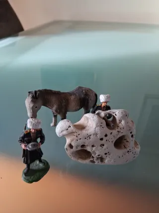 Diorama soldatini piombo anni 50-60