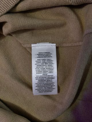 Maglione Ralph Lauren Mezza Zip Beige Taglia M
