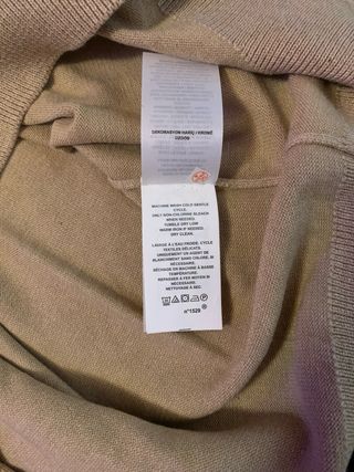 Maglione Ralph Lauren Mezza Zip Beige Taglia M