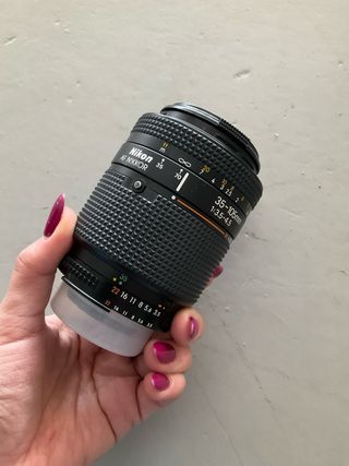 Objetivo y Funda Mamiya