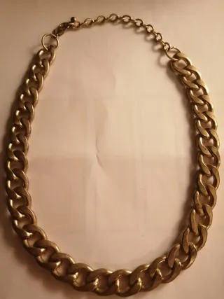 Collana unisex  catena maglie spesse oro