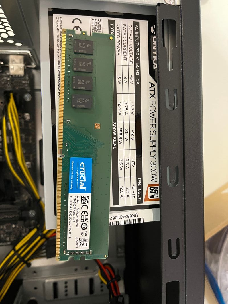 PC TORRE I7-12700 16GB DDR4 500GB M2 GT730 afbeelding 2